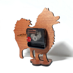 手作り木製動物置き時計 [ Happy Zoo - ヒロミ ] 3枚目の画像