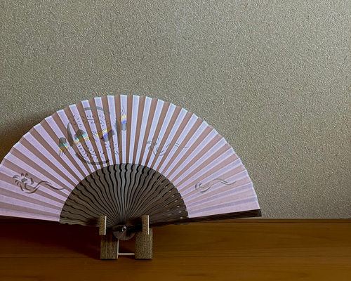 絵「絹糸団扇:鳳凰二」 絵「絹糸団扇:鳳凰二」