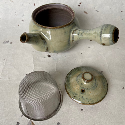 急須・湯呑セット(茶器セット) 茶漉し付き (桐箱オプション有り