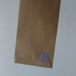 ねこ窓紙袋5枚セット（送料無料） 5枚目の画像