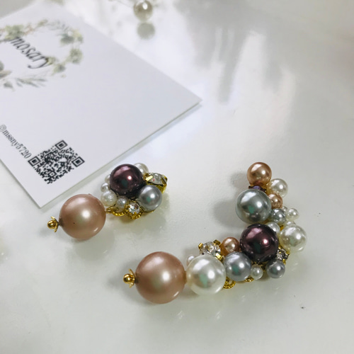 フォーマル.入学式.卒園式.入園式に…】2color*コットンパールと