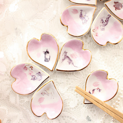 櫻花花瓣筷架～Sakura Hirari～ 5件套 第4張的照片