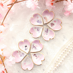 櫻花花瓣筷架～Sakura Hirari～ 5件套 第2張的照片