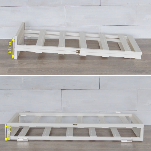 ①大型パネルスタンド什器90 25mm穴・クランプ固定仕様【受注】白