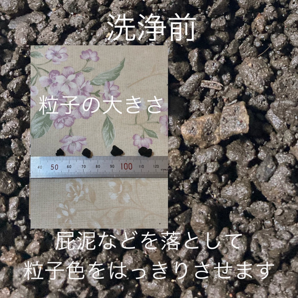洗浄・上級簡易選別品『富士砂［小粒］900g』 6枚目の画像