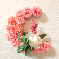 ミニ門松 ピンク椿3 お正月飾り ドライフラワー yuno2020 通販