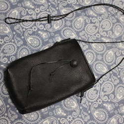 和柄リバーシブルサコッシュ WAGARA reversible Leather Sacoche （scc-05） 1枚目の画像