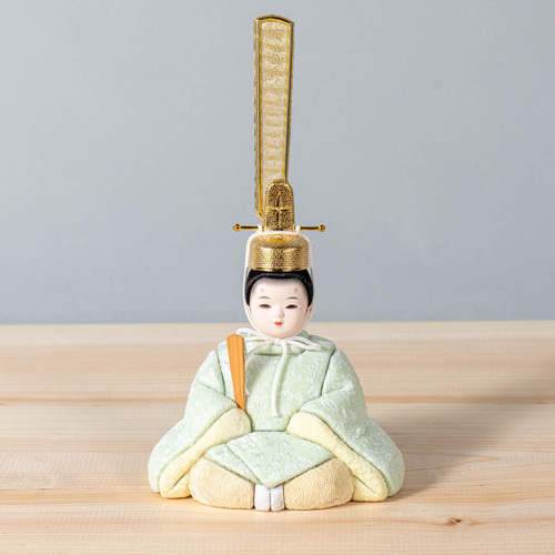 ことの木目込人形（3D-0411）（だいち）無地｜平台｜コンパクトな