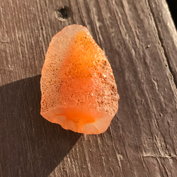 ゴビ石−1038 ゴビ瑪瑙　原石　オレンジ色 4枚目の画像