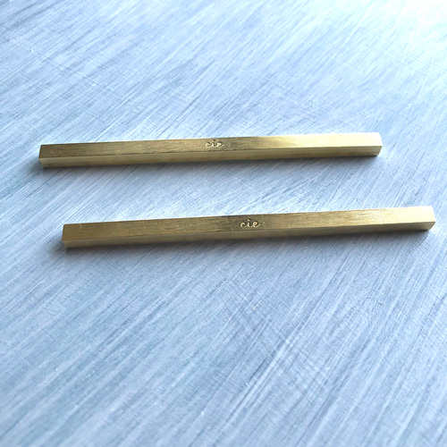 真鍮 4mm カトラリーレスト 4個セット（簡易包装） カトラリー cie