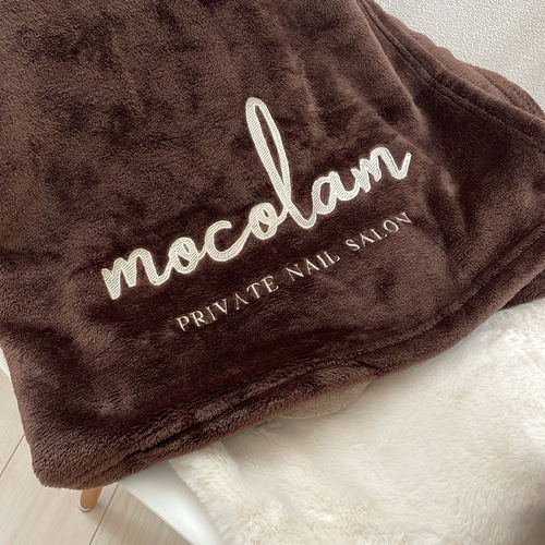 お名前入りブランケット 出産祝い 淡色 名入れ 刺繍ブランケット 刺繍