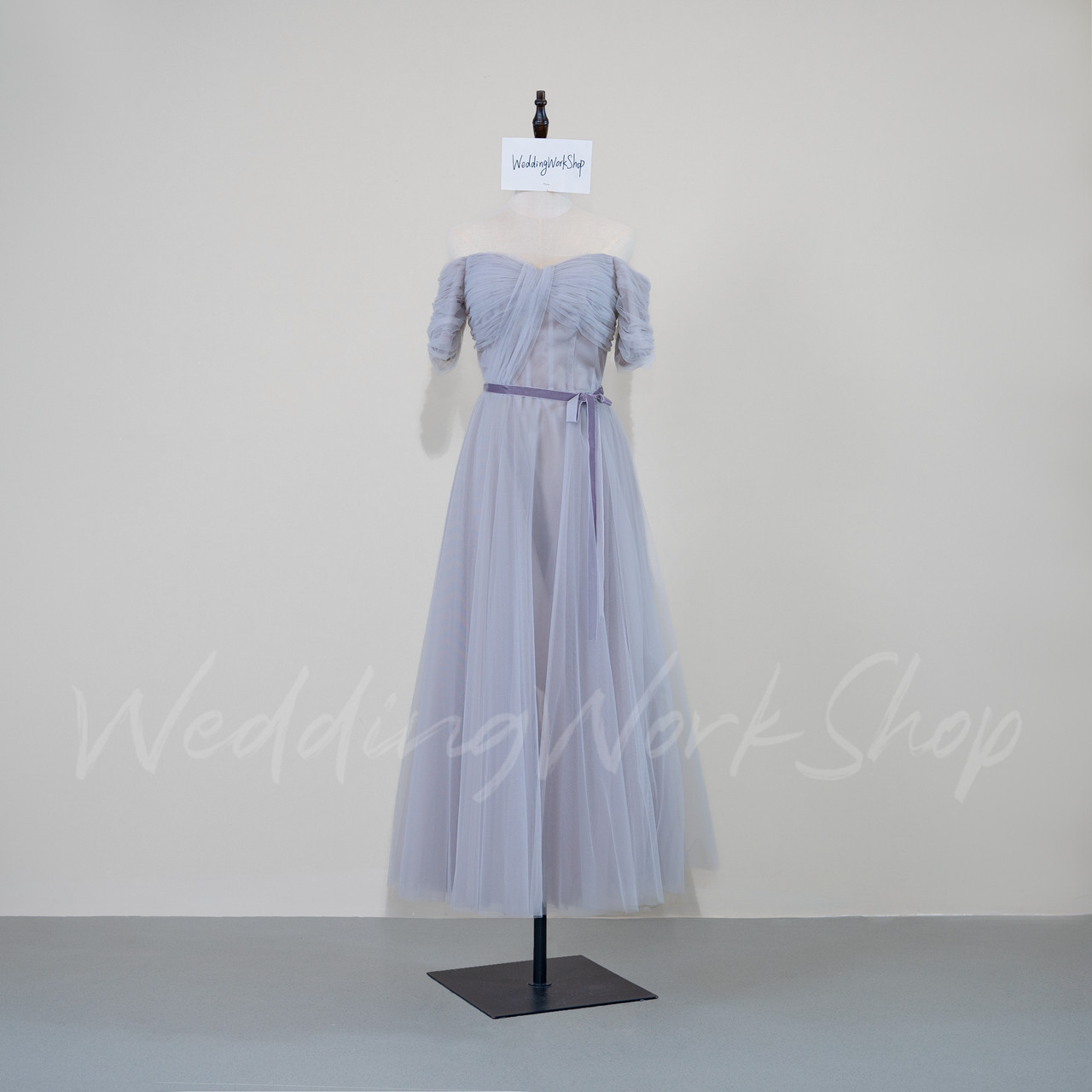 オーダーメイド ソフトチュール 爽やかで優しいブ  柔らかく重ねたチュールスカート音楽会 花嫁/パーティ/演奏会G036