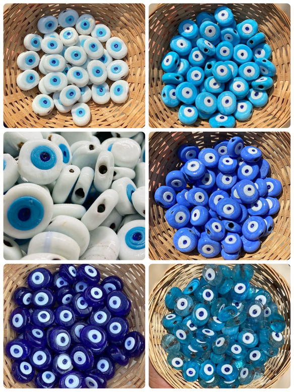 ☆新品☆ ナザールボンジュウ ハンドメイド パーツ / まとめ売り １００個 ☆新品☆ ナザールボンジュウ ハンドメイド パーツ / まとめ売り