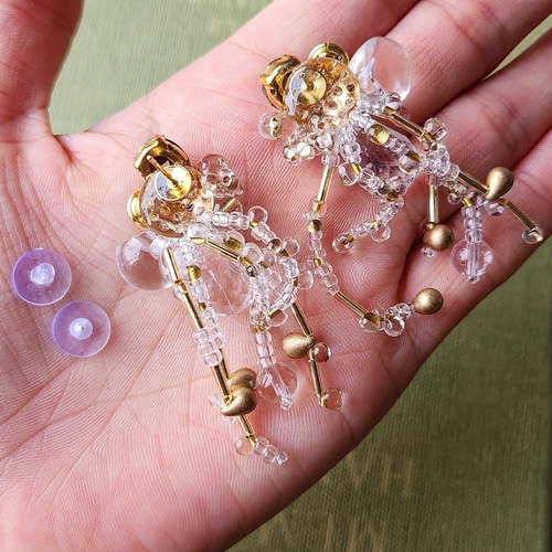 vintage chandelier （シャンデリア）ヴィンテージ×クリアゴールド
