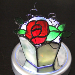 置き型おやすみランプ（薔薇）a 2枚目の画像