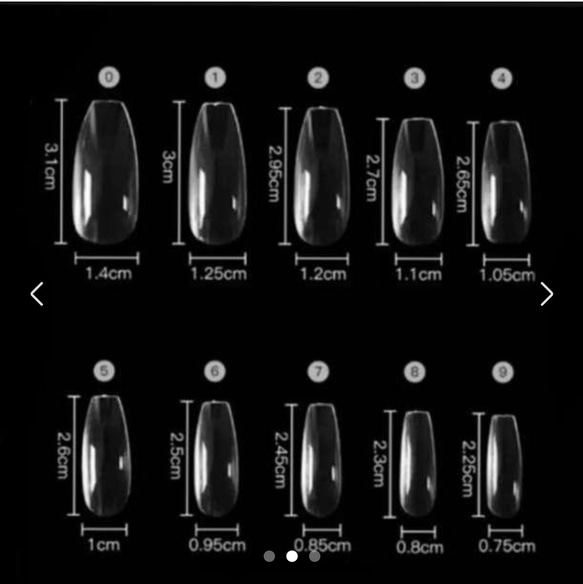 ネイルチップ 3枚目の画像