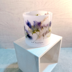 Botanical flower candle(スイートピー) LEDティーライトキャンドル付き 送料無料 2枚目の画像
