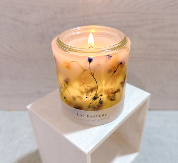 Botanical flower candle(オンシジューム) LEDティーライトキャンドル 送料無料 6枚目の画像