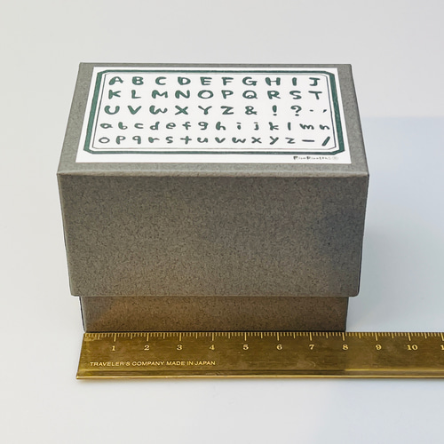 アルファベット版】シヤチハタ製Rira文字アルファベットセット＊ラバー