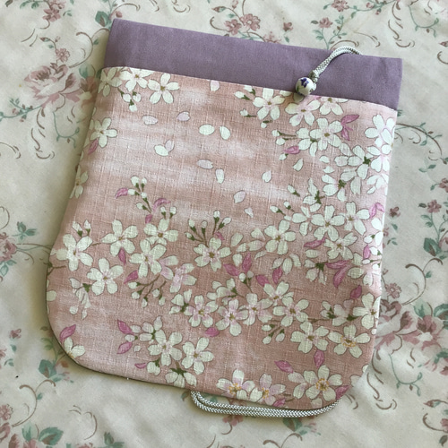 桜蒔絵　半月（大）霞（朱）　ケース　うさぎ（ピンク） 桜蒔絵 半月（大）霞（朱） ケース うさぎ（ピンク）