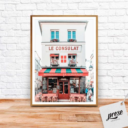 モンマルトル歴史カフェ風景：著名人も訪れた「LE CONSULAT」パリ