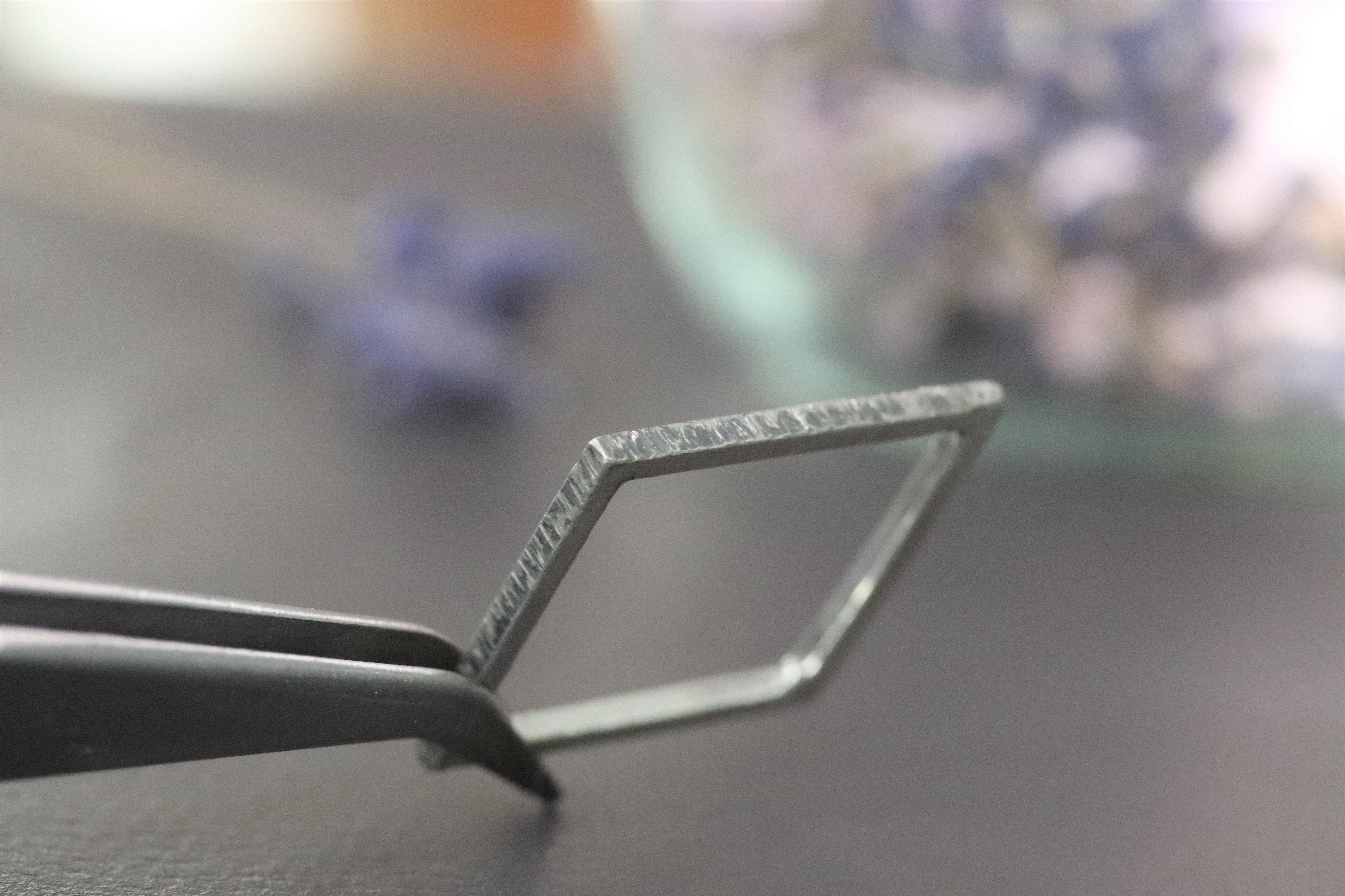 シンプルスクエアリング　シルバー950　無料サイズ調整　ユニセックス