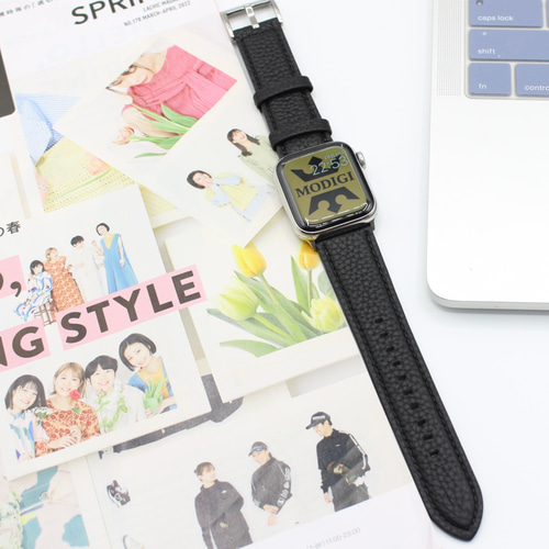 Apple Watch 4 5 6 7 8 バンド アップルウォッチ ベルト レザー 45 44 