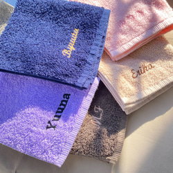 simple towel　⚘　タオルハンカチ　入園入学　転勤　プチギフトに 5枚目の画像