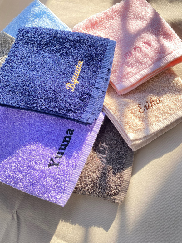 simple towel　⚘　タオルハンカチ　入園入学　転勤　プチギフトに 5枚目の画像