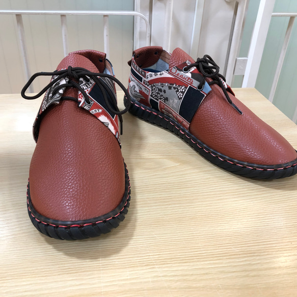 イタリアシュリンクレザー クラフトシューズ スニーカー shoeing 通販