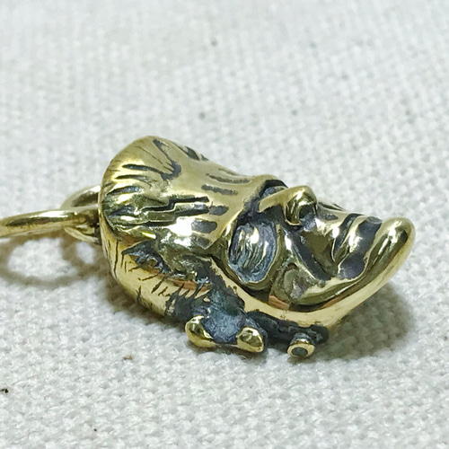 オーダー品　真鍮　ブラス　brass ネックレス　ペンダントトップ　フック ネックレス ペンダント トップ シルバー925 ブラス 真鍮