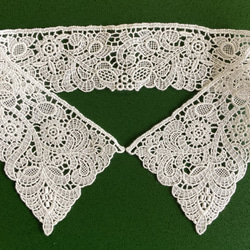 アンティーク襟レース・襟モチーフ・付け襟 #196C その他ファッション