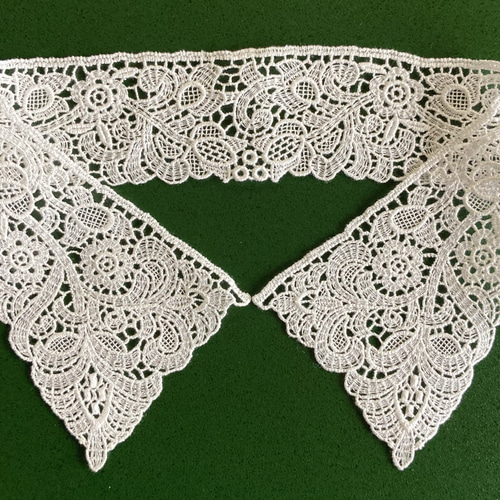 アンティーク襟レース・襟モチーフ・付け襟 #196C その他ファッション