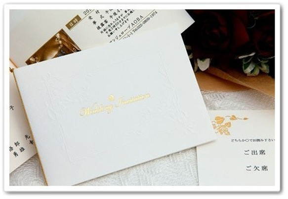 婚礼・結婚式招待状☆追加分3部 招待状 bouquetpaper 通販｜Creema 