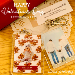 2024Valentine♥/chocolate/cookie/写真入りキーホルダー/オーダー/プチギフト 6枚目の画像