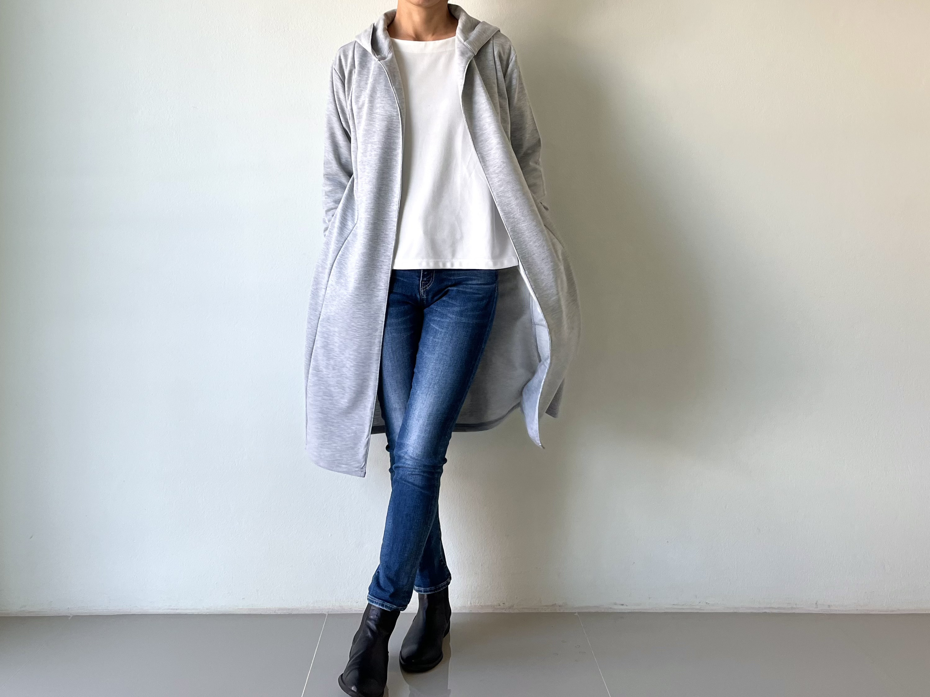 ファー付き コーディガン コート ロングコート