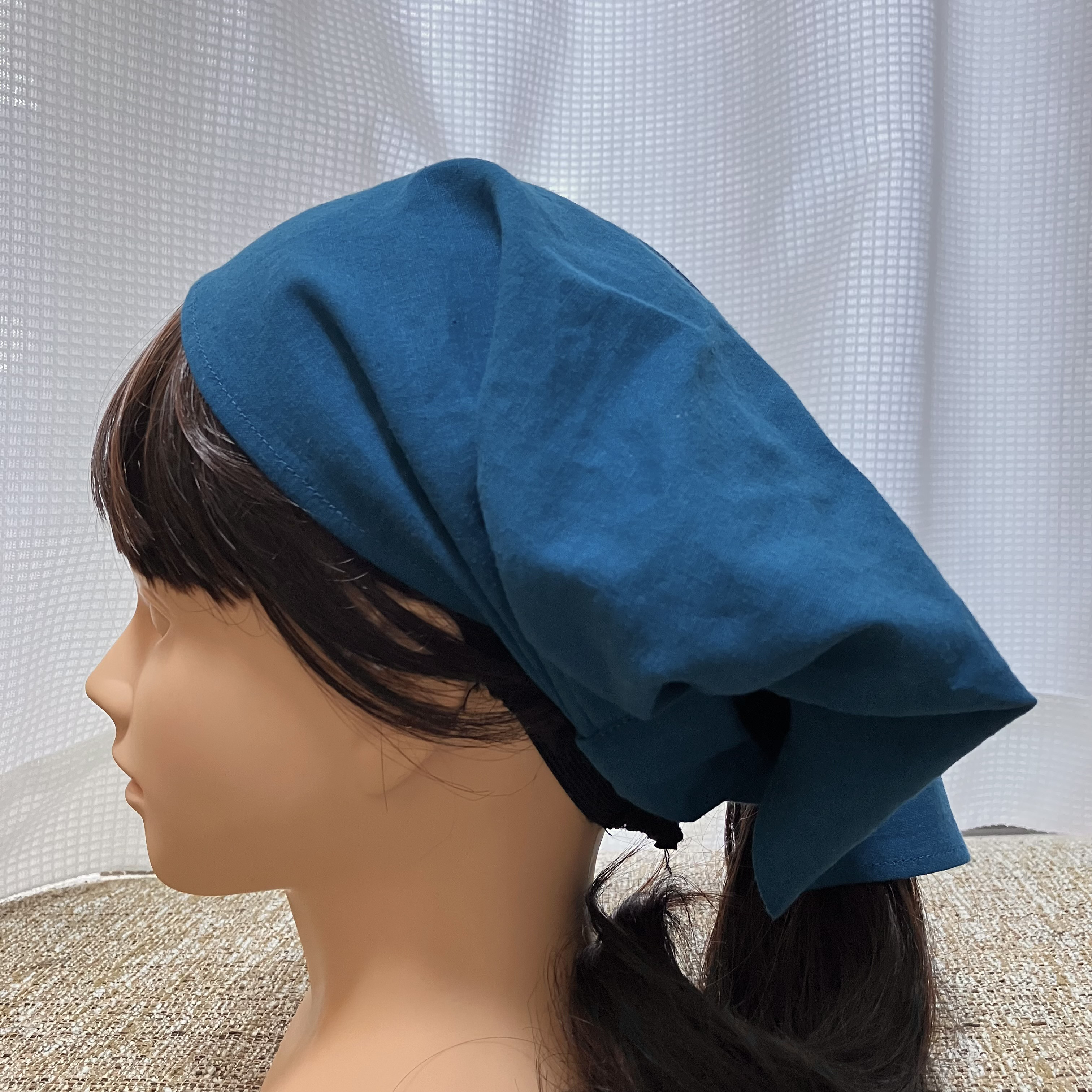 ヘアバンドタイプの三角巾（ちょうちょ刺繍）大人用　子ども用 ヘアバンドタイプの三角巾（ちょうちょ刺繍）大人用子ども用