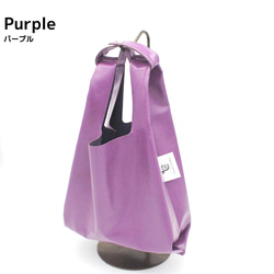 【全6色】本革レジ袋型バッグ（Mサイズ）　ハンドバッグ　レジバッグ　エコバッグ　レザー　母の日 12枚目の画像