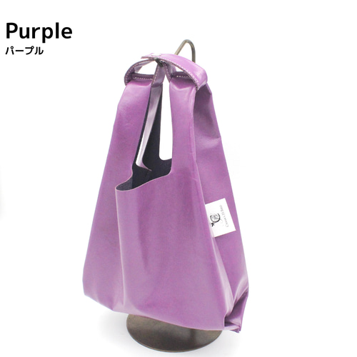 全8色】本革レジ袋型バッグ（Mサイズ） ハンドバッグ レジバッグ