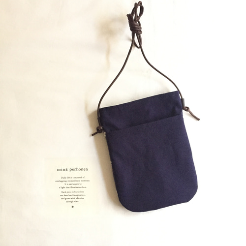 再販です 斜め掛けスマホショルダーポシェットminäperhonen tambourine