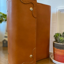 受注見本　【手縫】ハンドメイド本革新改訳中型版聖書カバー 受注見本【手縫】ハンドメイド本革新改訳中型版聖書カバー