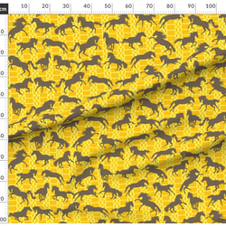 馬 馬柄 ホースの可愛すぎるデザイン 馬術 乗馬 騎士 競馬 輸入生地 生地 ハンドメイド 素材 2枚目の画像