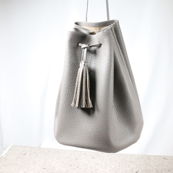 ⚮̈ミナペルホネン rosy beige シプリバッグ 巾着ショルダーバッグ