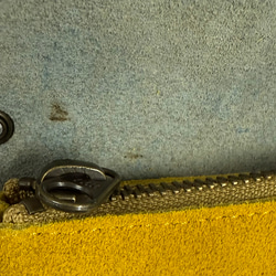 ｷｭｲｰﾙﾃﾞｿﾝ コロンとかわいいシンプルなコンパクト財布　付属に栃木レザー使用《イエロー》 5枚目の画像