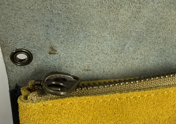 ｷｭｲｰﾙﾃﾞｿﾝ コロンとかわいいシンプルなコンパクト財布　付属に栃木レザー使用《アイボリー》 5枚目の画像