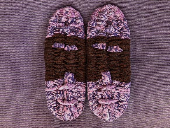 布ぞうり indoor cloth sandals (全長: 25cm, 幅: 最大9cm) PN: 220901 4枚目の画像