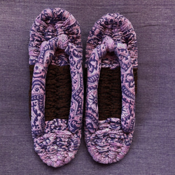 布ぞうり indoor cloth sandals (全長: 25cm, 幅: 最大9cm) PN: 220901 3枚目の画像