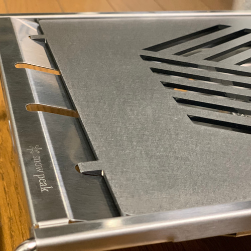 フラットバーナー 五徳プレート ダイス スノーピーク用 キャンプ