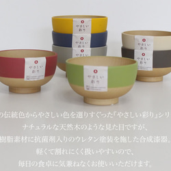 日本製　抗菌キッズ汁椀　　伝統色　　【tomofac】 16枚目の画像