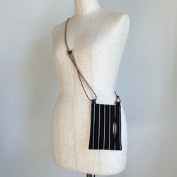 Unique item | KIMONO fabric mini crossbody bag -CRB284 第6張的照片